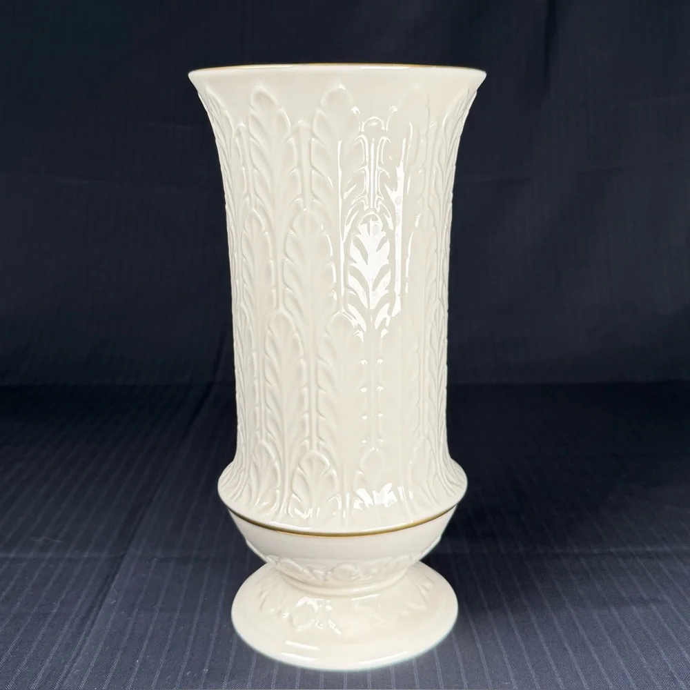 Lot of 3 | Vtg Lenox Ivrory Vases | Large & Bud Vases